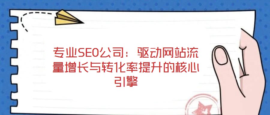 專業(yè)SEO公司:驅動網(wǎng)站流量增長與轉化率提升的核心引擎